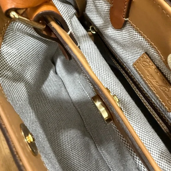 Dooney & Bourke Brown Leather Backpack - Picture 8 of 12